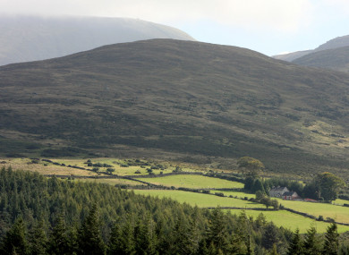 The Mourne Mountains in Co Down