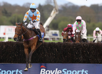Un De Sceaux with Patrick Mullins on board, en route to victory at Punchestown last year.