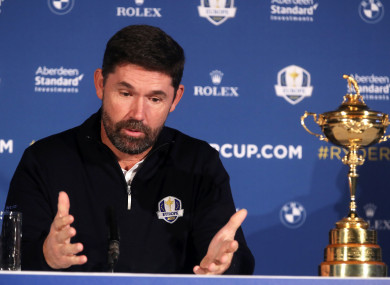 Padraig Harrington was this week named the Ryder Cup captain for 2020.