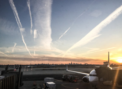 A general view at Newark airport in New York, US.