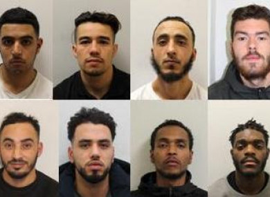 Images of the convicted men