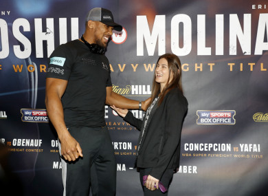 Anthony Joshua and Katie Taylor are set to co-feature in New York, but Taylor must first see off Brazil's WBO world champion Rose Volante.