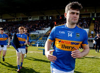 Michael Quinlivan became Tipperary's second ever All-Star winner in 2016.