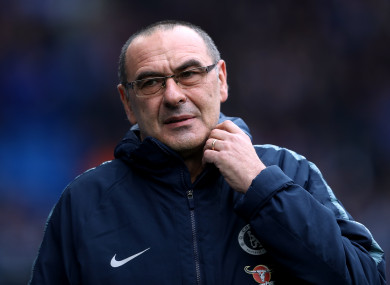 Chelsea boss, Maurizio Sarri.