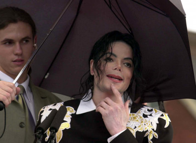 Michael Jackson attending a charity event in 2002.