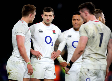 England ended the Six Nations in second place.