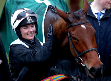 Walsh after winning with Relegate at last year's Cheltenham Festival.