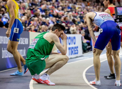 Mark English after the race.
