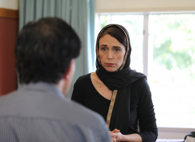 New Zealand PM Jacinda Ardern addressed parliament today