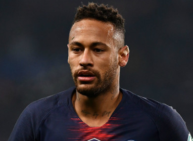 PSG forward Neymar.