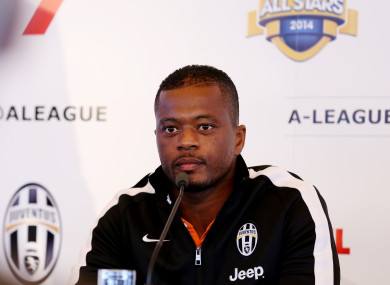 Tensions began after Evra posted a video on Instagram celebrating Man United's Champions League win over the French side.