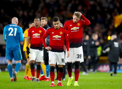 United were dumped out of the FA Cup on Saturday.