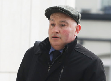 Patrick Quirke arriving at the Central Criminal Court.