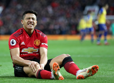 Sanchez could be in line to return against his former club.