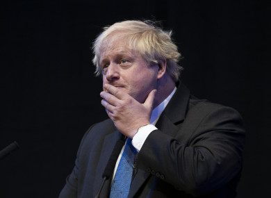 British former foreign secretary Boris Johnson (file photo)