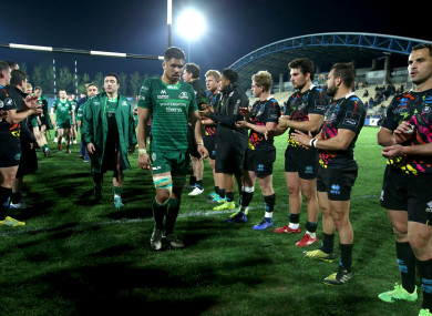 Connacht sit in third place in Conference A.