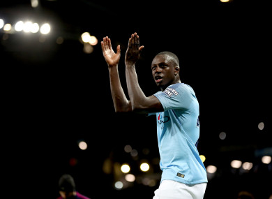 Manchester City's Benjamin Mendy (file pic).