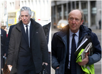 John Delaney (left) and Shane Ross (right)
