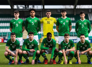 The Irish team (file pic).