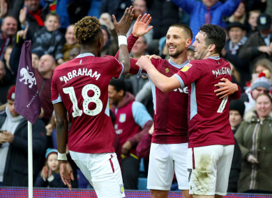 Hourihane levelled in the second half for Aston Villa.