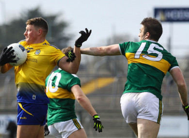 Conor Cox in action against Kerry during the league.