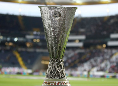 The Europa League trophy.
