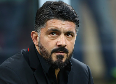 Gennaro Gattuso has exited AC Milan