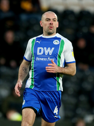 Darron Gibson made 18 appearances for Wigan Athletic in the Championship.