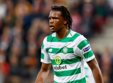 Boyata in action against Salzburg in the Europa League.