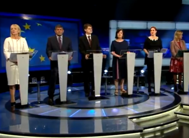 The debate on Sunday evening
