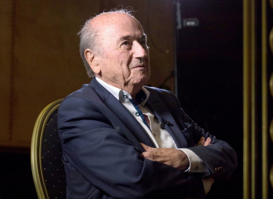 File photo of Sepp Blatter.