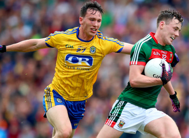 Roscommon's Tadgh O'Rourke and Mayo's Diarmuid O'Connor.