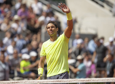 Nadal cruised through this afternoon.