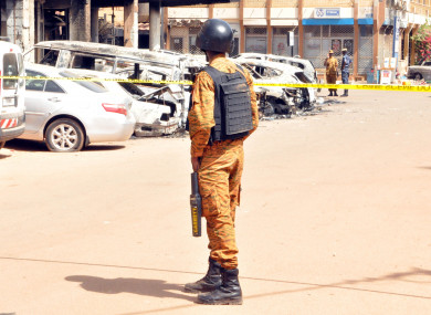File photo of police in Ouagadougou, Burkina Faso (January 2016).
