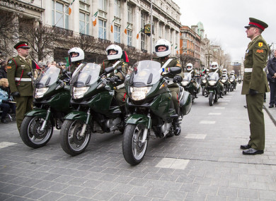 File photo - Defence Forces motorbikes