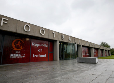 A view of FAI HQ in Abbotstown.