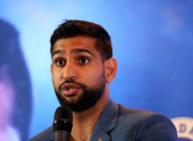 Amir Khan.