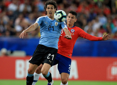 Uruguay striker Edinson Cavani was on the scoresheet last night.
