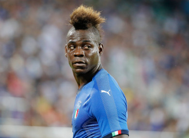 Mario Balotelli (file pic).