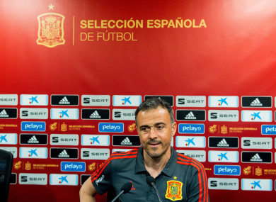 Luis Enrique was appointed following last year's chaotic World Cup.