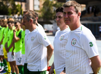 Ireland U21 manager, Stephen Kenny.