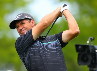 Missed the cut: Padraig Harrington.