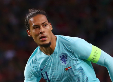 Netherlands and Liverpool defender Virgil van Dijk
