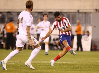 Diego Costa scores for Atletico.