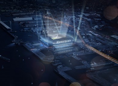 Everton unveiled the plans on Thursday evening.