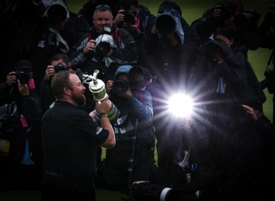 The Offaly man picks up a €1.7million cheque as well as the fmaous Claret Jug.