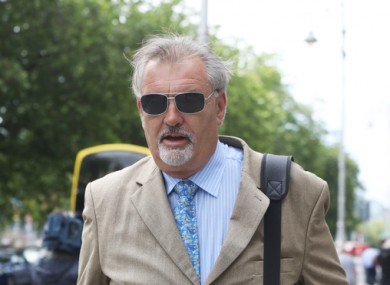 Ian Bailey who was arrested after failing a roadside breathalyser test last night.