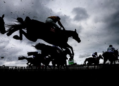 A general view of the Galway Races.