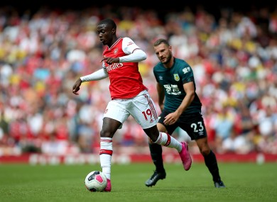 Pepe came on as a substitute against Burnley.
