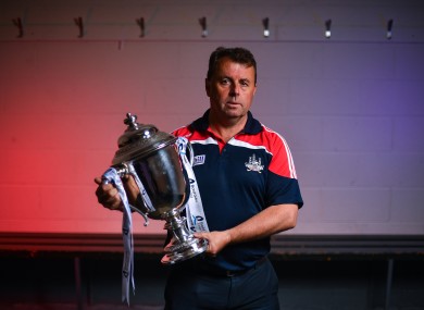 Cork boss Denis Ring at today's Bord Gáis Energy All-Ireland hurling media day.